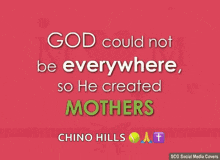 a happy mother 's day card from chino hills restaurant