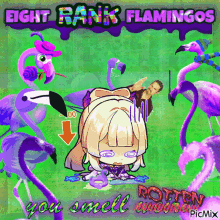 Eight Flamingo GIF - Eight Flamingo Sangonomiya Kokomi GIFs