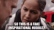Station19 So This Is A Fake Inspirational Huddle GIF - Station19 So This Is A Fake Inspirational Huddle Huddle GIFs