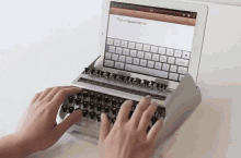 oyabu maquina de escrever tablet