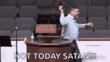 Not Today Satan Bible GIF - Not Today Satan Not Today Bible GIFs