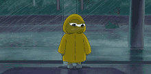 Pepe Apu Raincoat Rain GIF