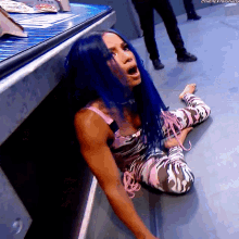 Sasha Banks Raw Womens Champion GIF - Sasha Banks Raw Womens Champion Shocked GIFs