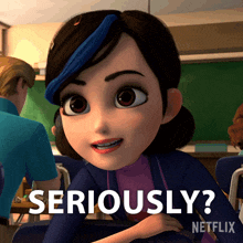 Seriously Claire Nuñez GIF - Seriously Claire Nuñez Trollhunters Tales Of Arcadia GIFs