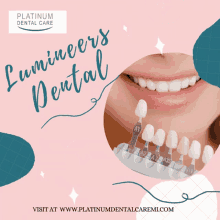 Lumineers Dental Platinum Dental Care GIF - Lumineers Dental Platinum Dental Care Tooth Implant In Livonia GIFs