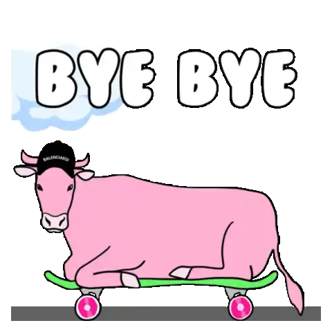 Good Bye Goodbye Sticker - Good Bye Goodbye Bye Stickers