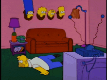 The Simpsons Couch Gag GIF - The Simpsons Couch Gag Hunter GIFs