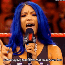 Sasha Banks Defending Tag Team Titles GIF - Sasha Banks Defending Tag Team Titles That Meant Even Less GIFs