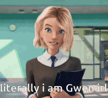 Gwen Stacy Spider-woman GIF - Gwen Stacy Spider-woman Spider-gwen GIFs