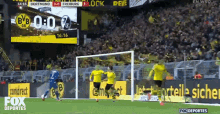 Celebrate Dortmund Vs Freiburg GIF - Celebrate Dortmund Vs Freiburg Woo Hoo GIFs