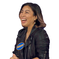 Laughing Meredith Sticker - Laughing Meredith Family Feud Canada Stickers