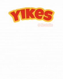 a cartoon character with a ponytail and a headband that says ' yikes ' on it