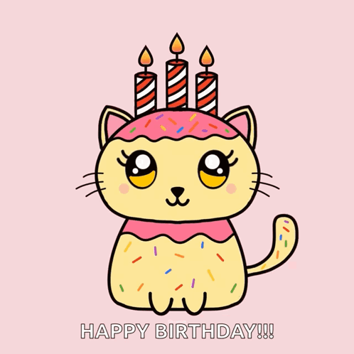Happy Birthday Birthday Cake GIF - HappyBirthday BirthdayCake Kitten -  Discover & Share GIFs | Happy birthday cat, Kitten birthday, Cat birthday