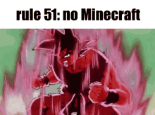 No Minecraft Rule51 GIF - No Minecraft Rule51 Goku GIFs