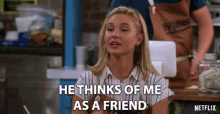 He Thinks Of Me As A Friend Isabel May GIF - He Thinks Of Me As A Friend Isabel May Katie GIFs