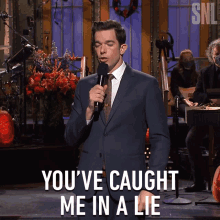 Youve Caught Me In A Lie Saturday Night Live GIF