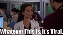 Chicago Med Natalie Manning GIF - Chicago Med Natalie Manning Whatever This Is Its Viral GIFs
