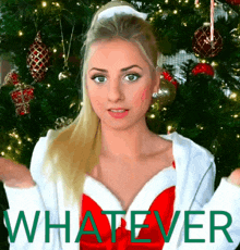 Tiberanic Whatever GIF - Tiberanic Whatever Christmas Girl GIFs