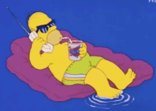 Homer Simpson / Você Disse Feriadão? / Feriado Prolongado / Descanso / Bons Drinks GIF