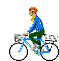 Jef Jef On Bike Sticker - Jef Jef On Bike Bike Stickers