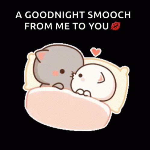 A Goodnight Smooch From Me Kiss GIF - A Goodnight Smooch From Me ...