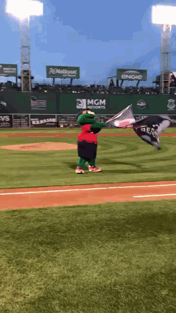 The night the Green Monster ate a baseball, Red Sox