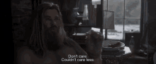 Thor Dont Care GIF - Thor Dont Care Couldnt Care Less GIFs
