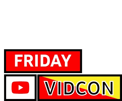 Friday Vidcon Tech Sticker - Friday Vidcon Tech Conference Stickers