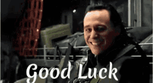 Good Luck Tom Hiddleston GIF - Good Luck Tom Hiddleston Loki GIFs