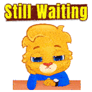 Still Waiting Im Waiting Sticker