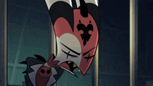 a cartoon character says it 's nothing next to a window