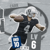 Las Vegas Raiders (6) Vs. Indianapolis Colts (10) Second Quarter GIF - Nfl National Football League Football League GIFs