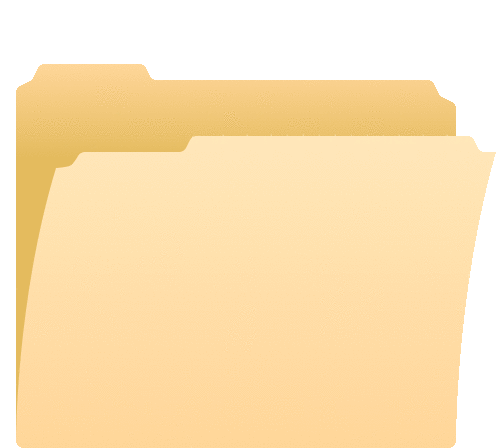 Open File Folder Objects Sticker