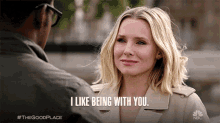 I Like Being With You Kristen Bell GIF