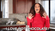 I Love Hot Chocolate Hot Chocolate Lover GIF - I Love Hot Chocolate Hot Chocolate Lover Hot Chocolate GIFs