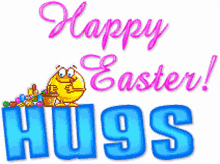 Happy Easter Hugs GIF - Happy Easter Hugs Eggs GIFs