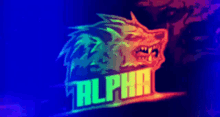 alpha wolf logo emblem