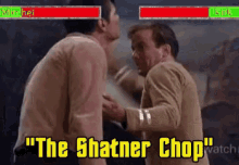 Shatner The Shatner Chop GIF - Shatner The Shatner Chop William Shatner GIFs
