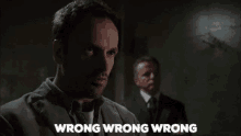 Wrong Wrong Wrong Elementary GIF - Wrong Wrong Wrong Elementary Sherlock GIFs