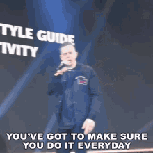 Youve Got To Make Sure You Do It Everyday Chris Turner GIF - Youve Got To Make Sure You Do It Everyday Chris Turner Make It A Habit GIFs