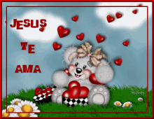jesus te ama religioso saludos jesus loves you hearts