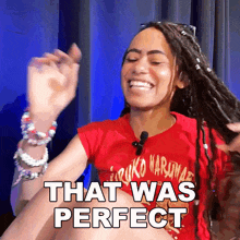 That Was Perfect Black Krystel GIF - That Was Perfect Black Krystel Blackkrystel GIFs