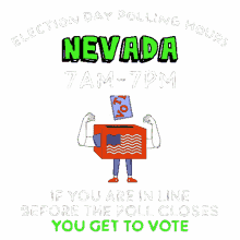 nevada nv election day polling hours 7am7pm vote