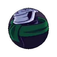 a cartoon drawing of a man wearing a green jacket and a helmet .