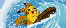 Pikachu Surfing GIF - Pikachu Surfing Surf GIFs
