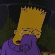 bart sad meme