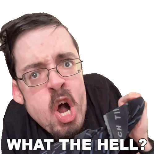 What The Hell Ricky Berwick Sticker - What The Hell Ricky Berwick What'S Wrong Stickers