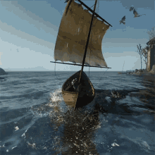 Sailing The Witcher GIF - Sailing The Witcher The Witcher3wild Hunt GIFs