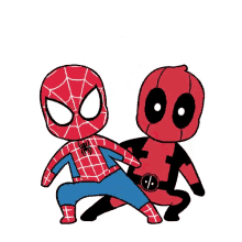 Deadpool Spiderman GIF - Deadpool Spiderman Spiderman And Deadpool GIFs