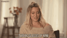 Two Big Glasses Of Wine GIF - Younger Tv Younger Tv Land GIFs
